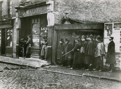 Het beleg van Sidney Street door English Photographer